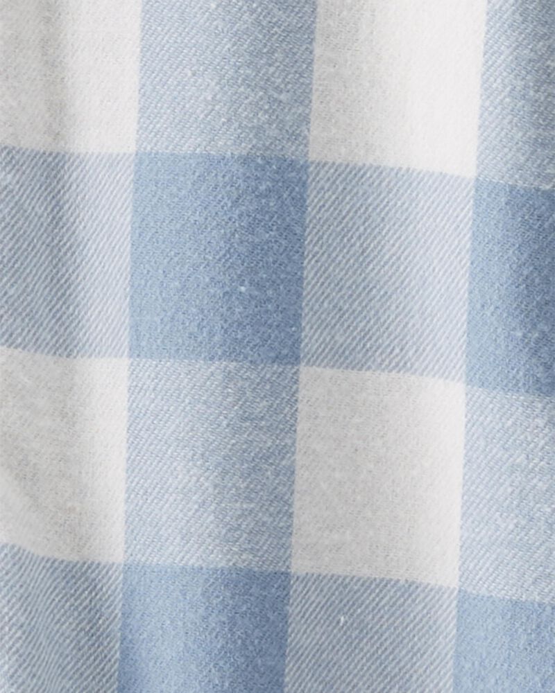 Baby 1-Piece Organic Cotton Coat Style Pajamas, image 3 of 4 slides