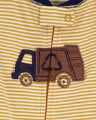 Baby 1-Piece Recycle 100% Snug Fit Cotton Footie Pajamas, image 2 of 3 slides