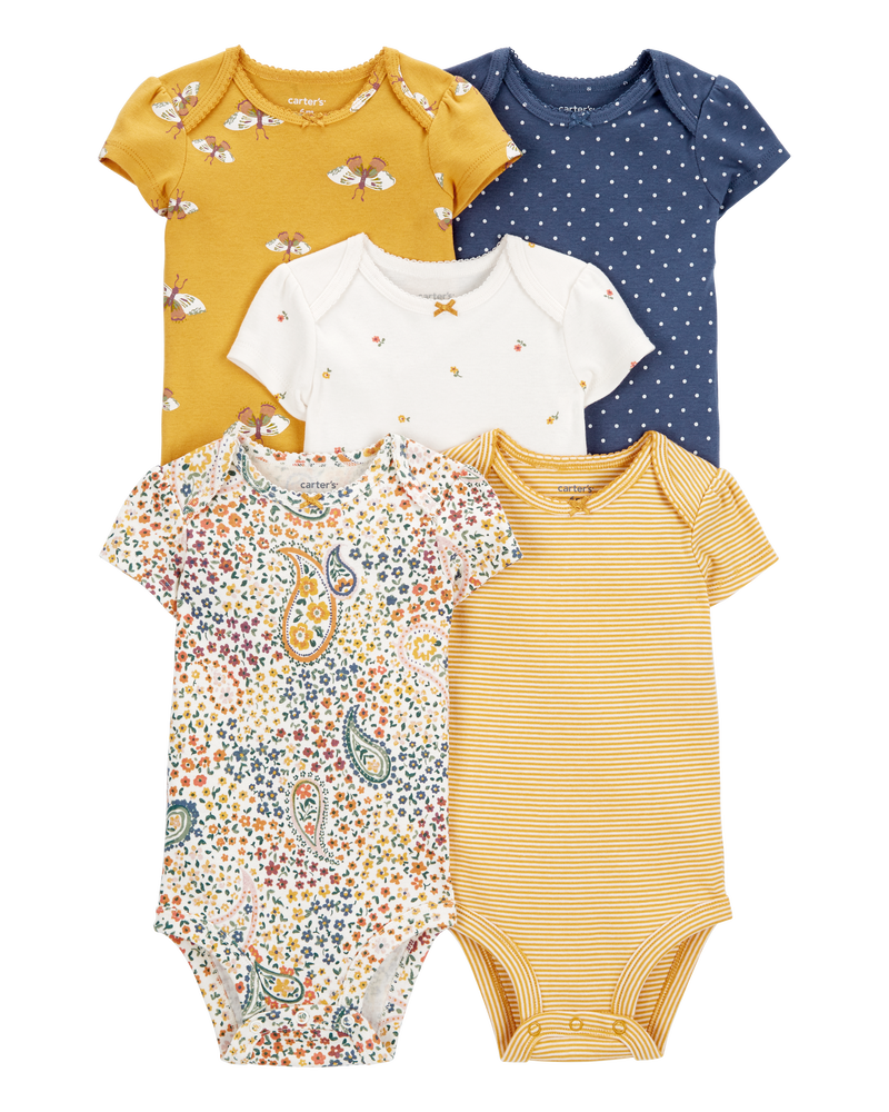 Baby 5-Pack Short-Sleeve Original Bodysuits, image 1 of 8 slides