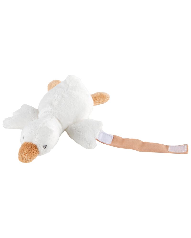 Baby Duck Plush Pacifier Loop, image 1 of 2 slides