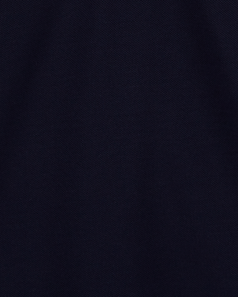 Kid Deep Navy Piqué Polo Shirt, image 2 of 3 slides