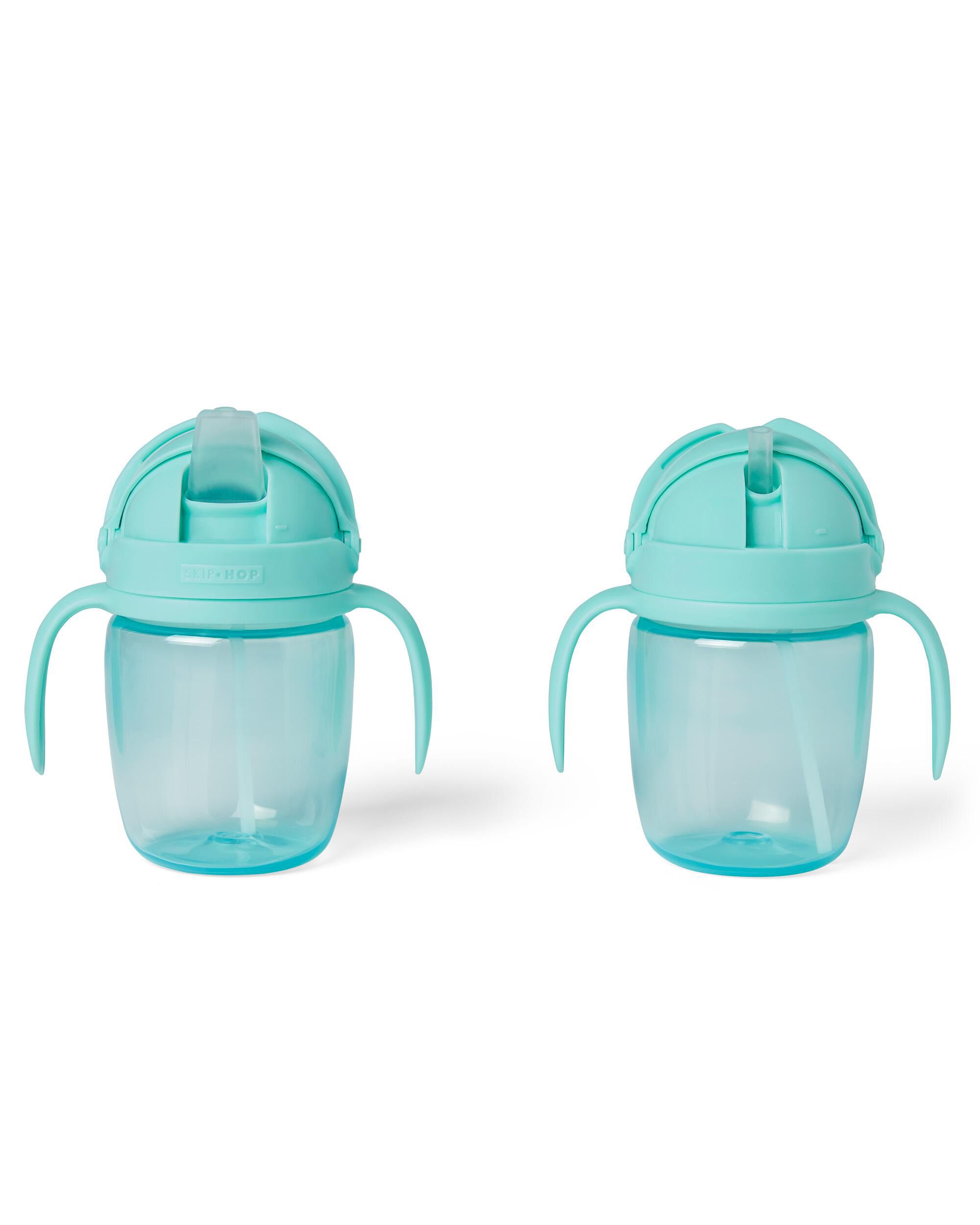 Silicone Baby Cups With Straws