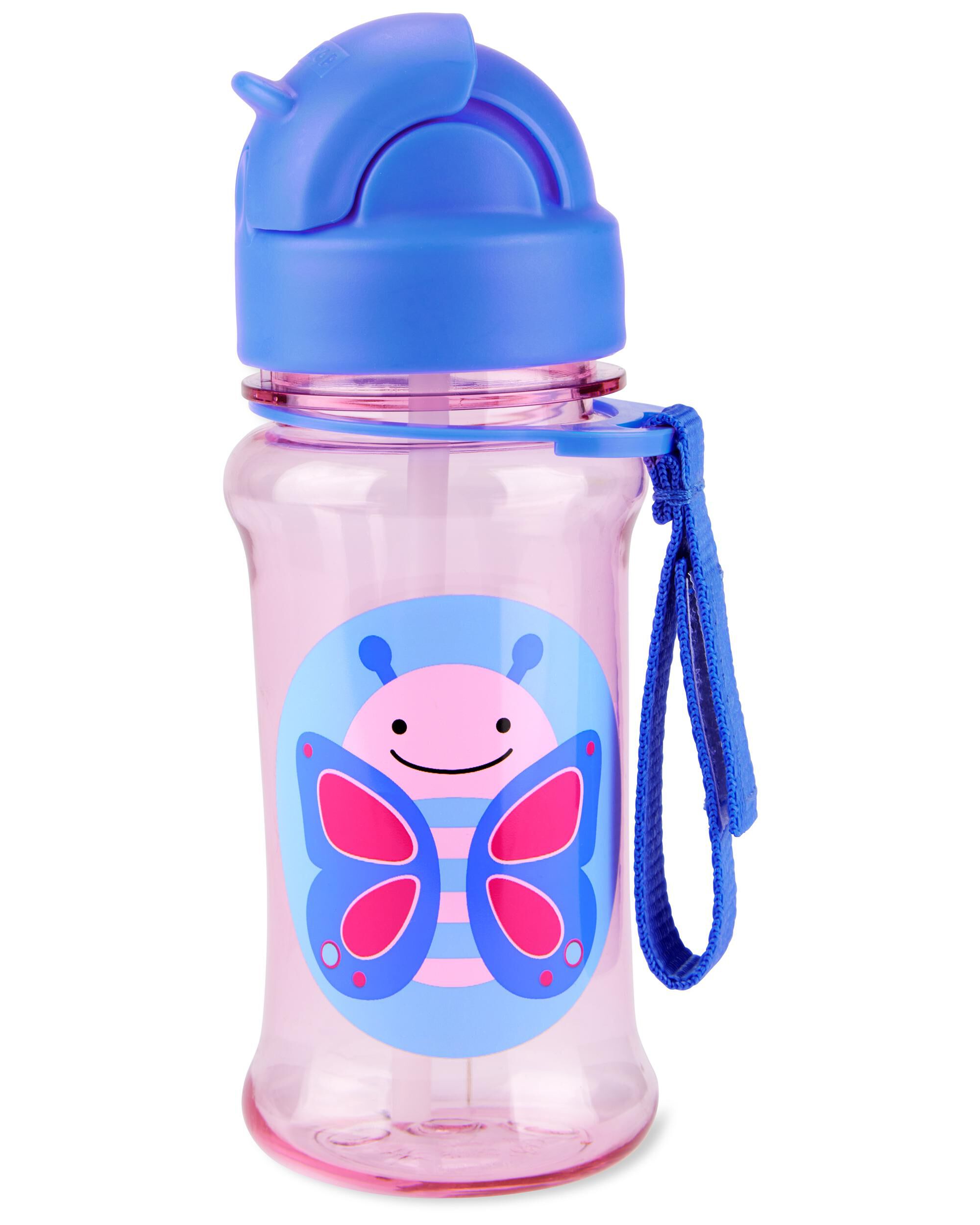 ZOO Straw Bottle With Tritan™ Renew - Butterfly, image 2 of 2 slides