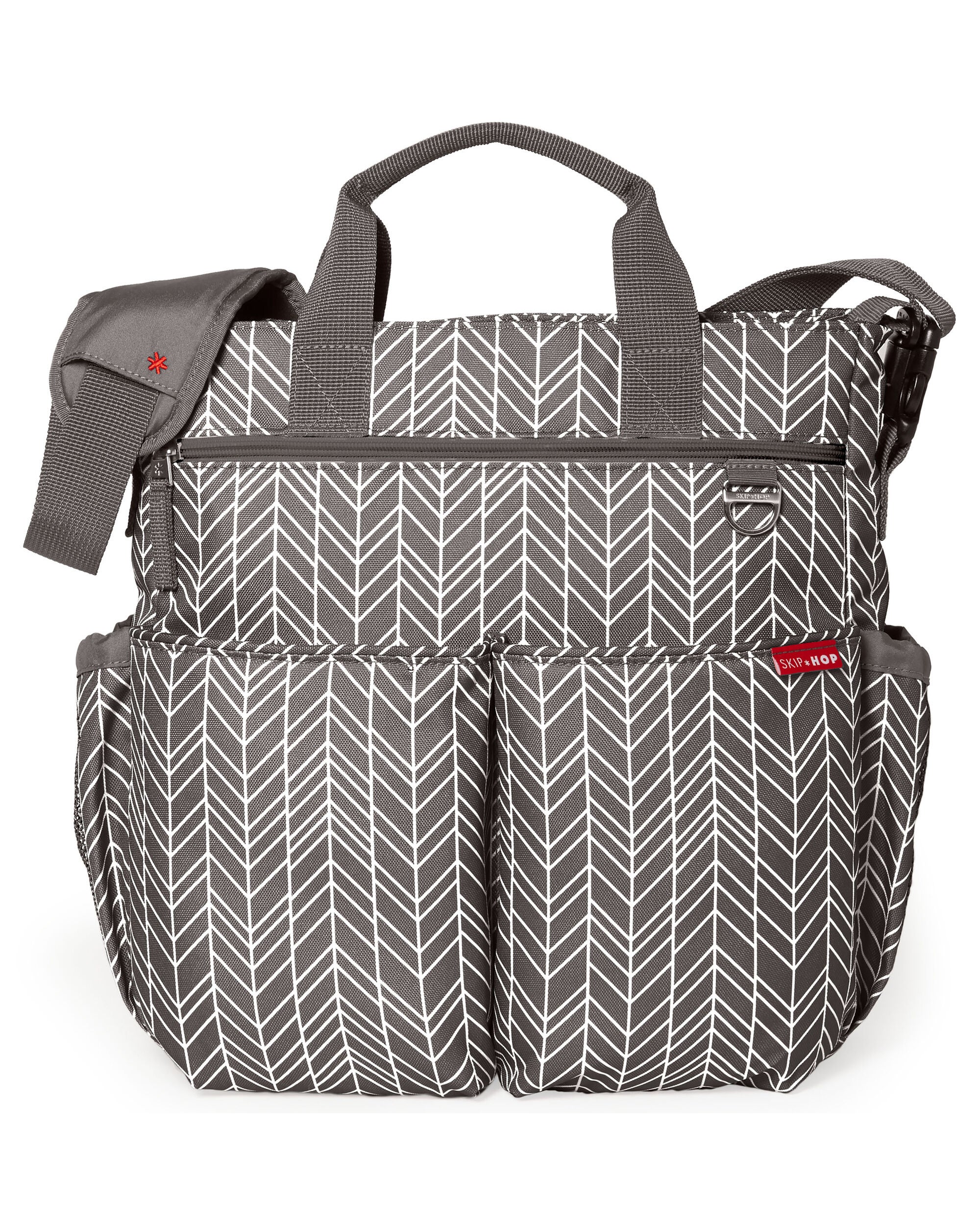skip hop duo diaper bag black
