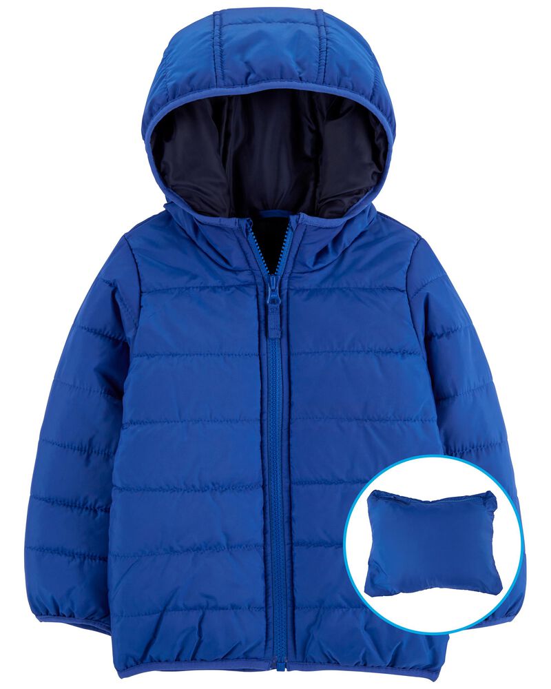 Toddler Packable Puffer Jacket, image 1 of 5 slides