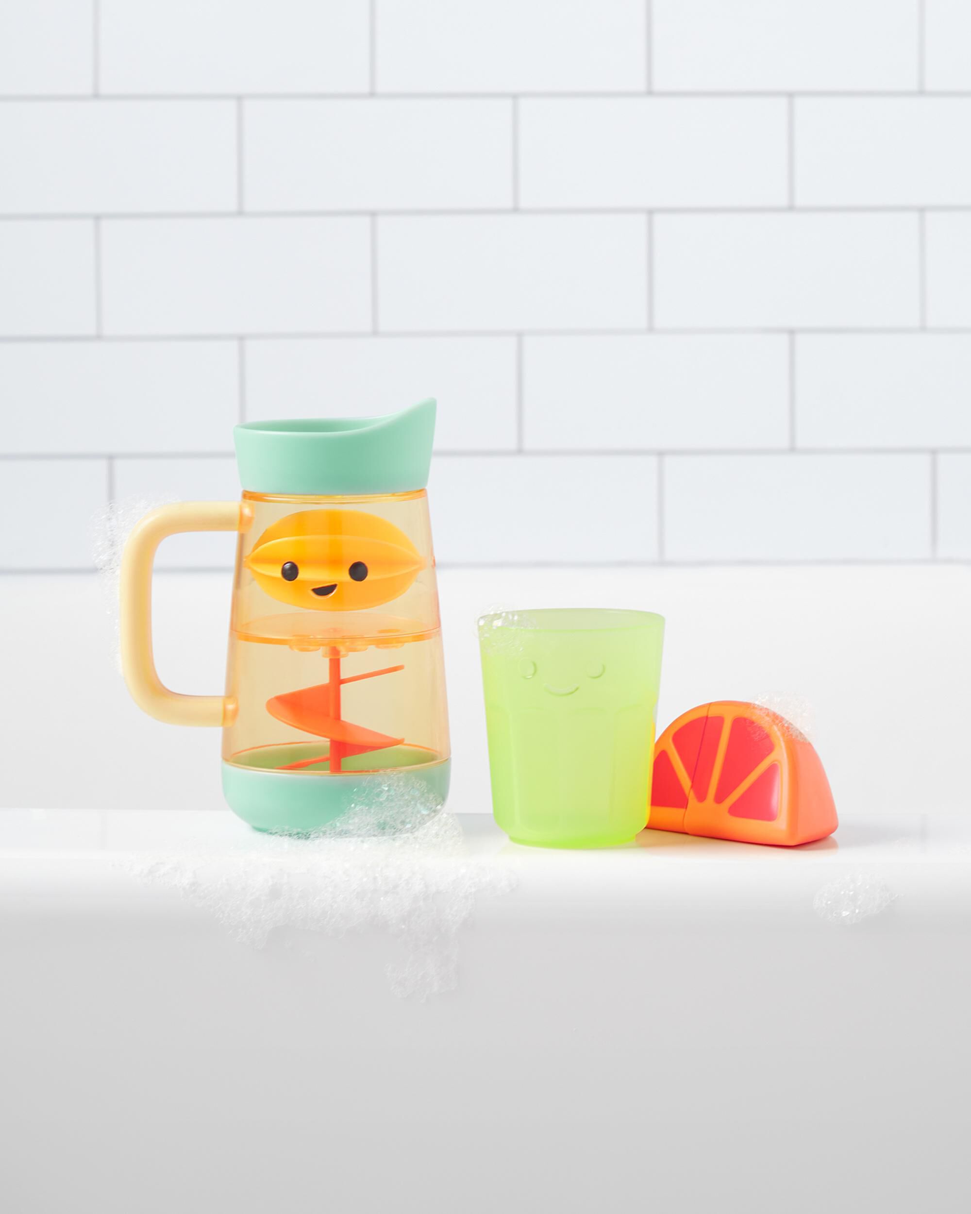 Tub-to-Table Café Swirl & Splash Lemonade Bath Toy Set, image 2 of 6 slides