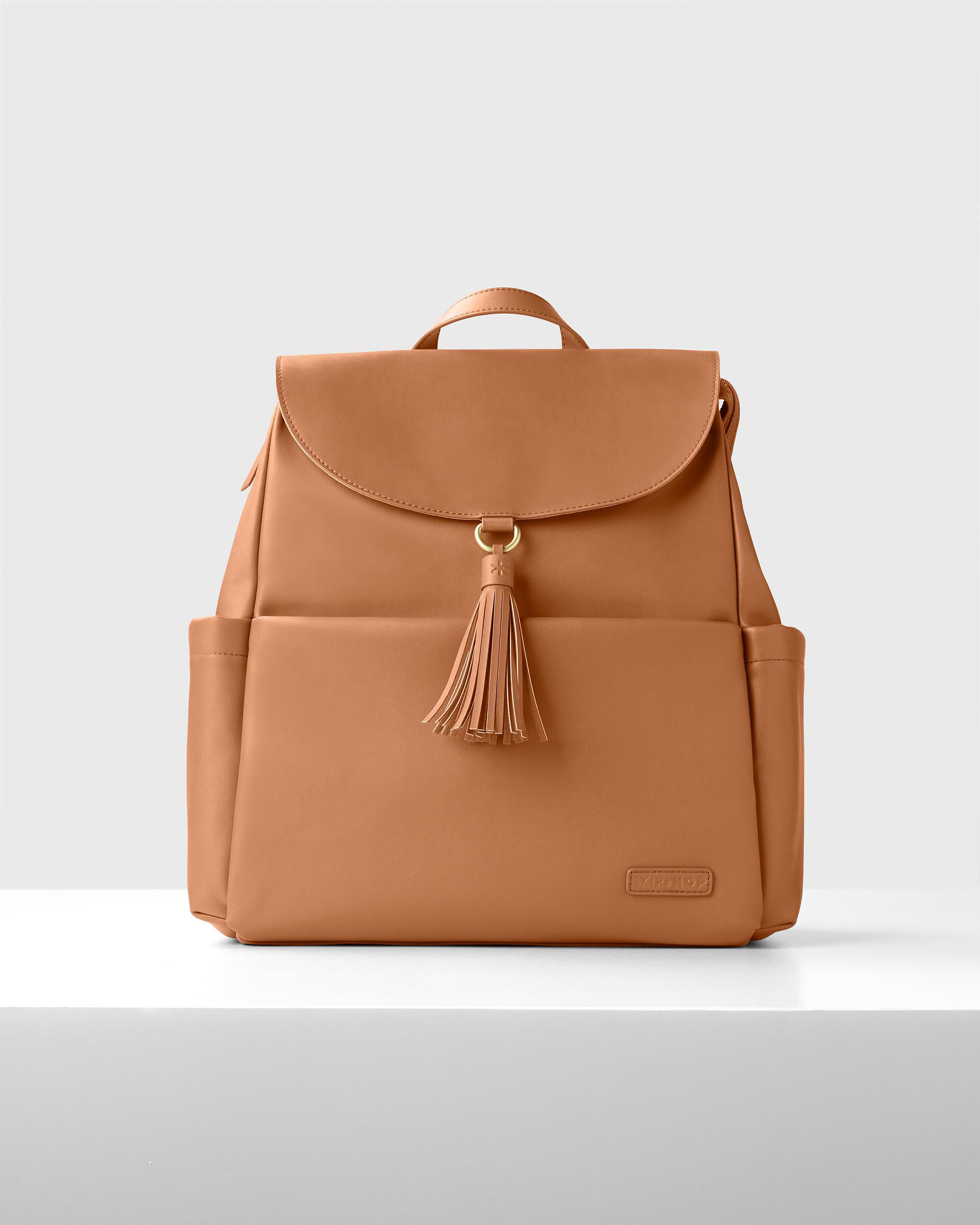 Skip hop leather diaper backpack deals