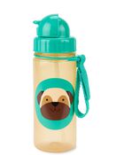 Skip Hop Zoo Straw Bottle - 13 oz - Pug