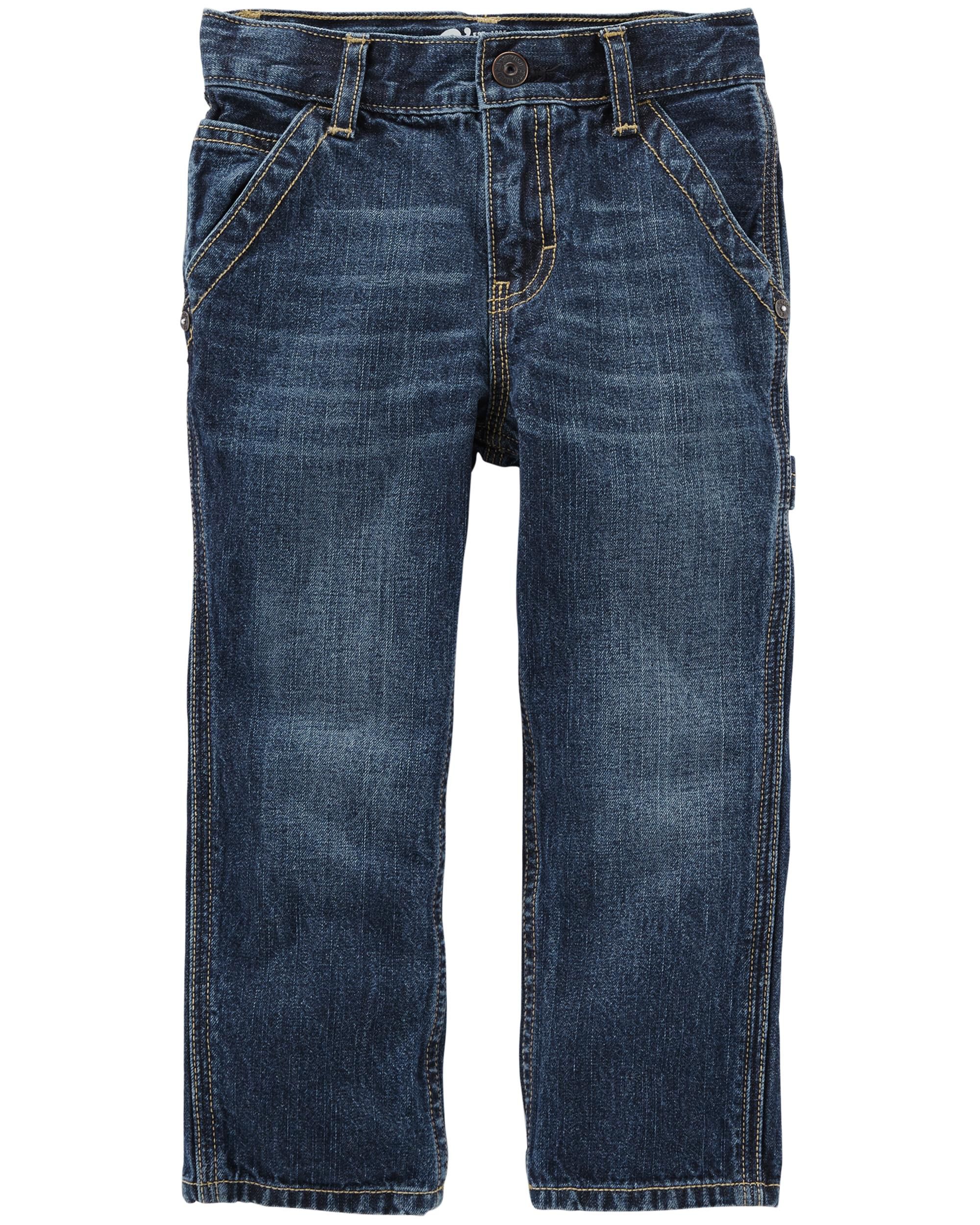 Vintage Blue Workwear Straight Jeans - Vintage Blue Wash