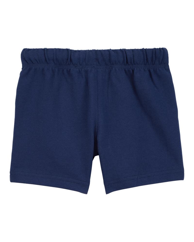 Toddler Boy Pull-On French Terry Shorts - Navy, image 4 of 6 slides
