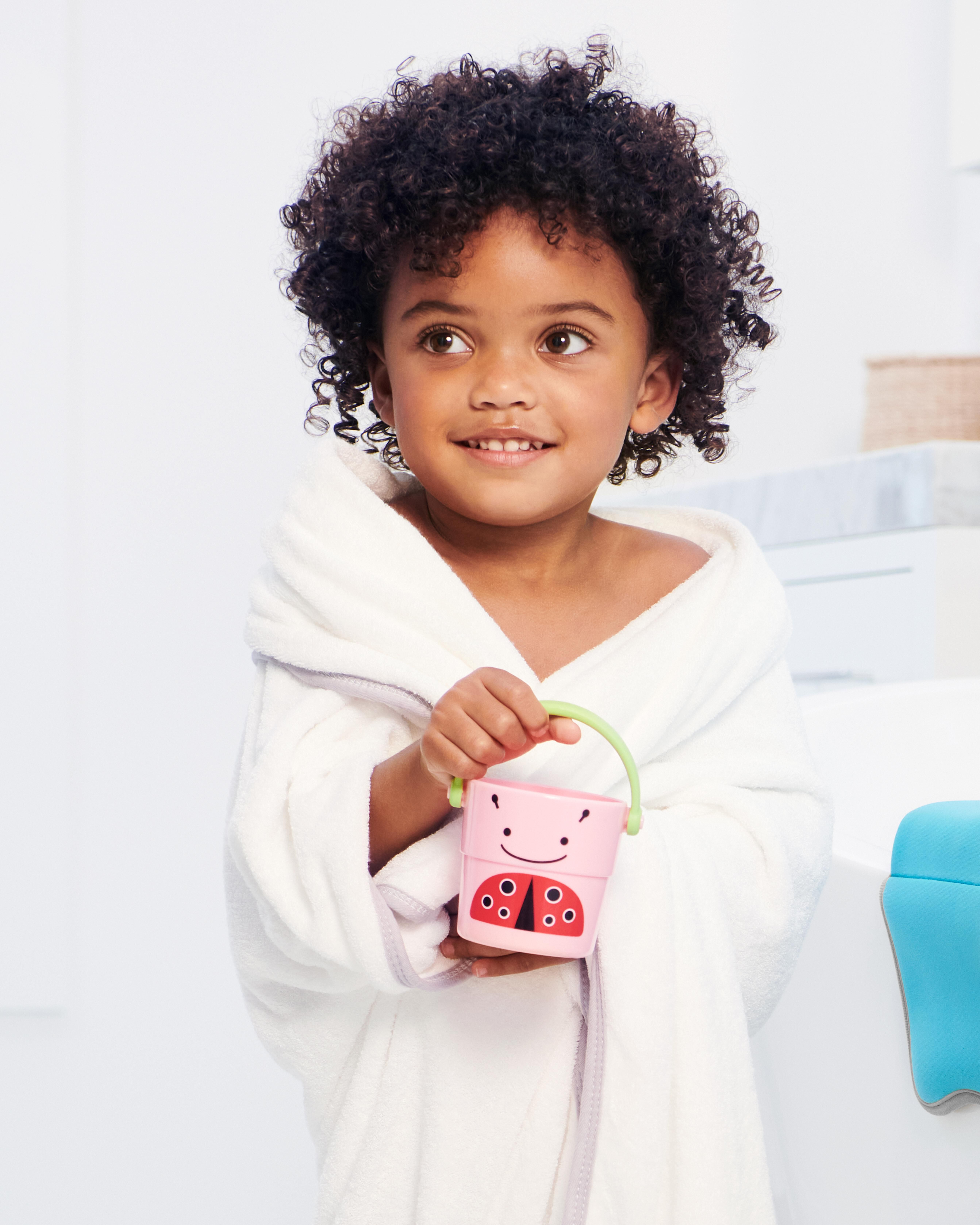 ZOO® Stack & Pour Buckets Baby Bath Toy, image 4 of 6 slides