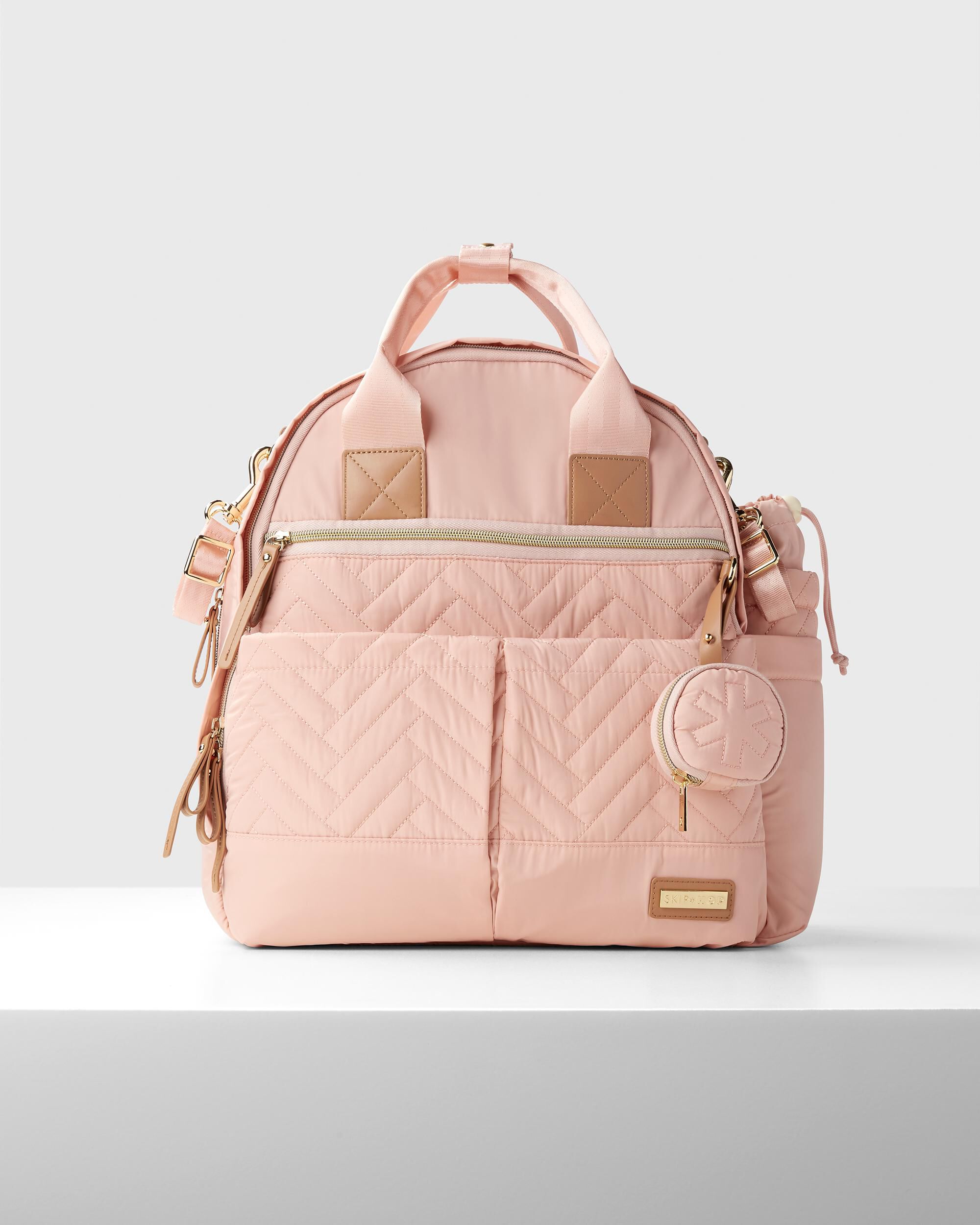 Pink diaper backpack online