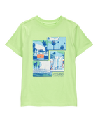 Kid Venice Beach Graphic Tee - Green, image 1 of 3 slides