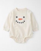Baby Snowman Bubble Bodysuit Made With Organic Cotton, image 1 of 4 slides