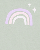 Toddler Girl Rainbow Short-Sleeve Graphic Tee - Olive, image 3 of 4 slides