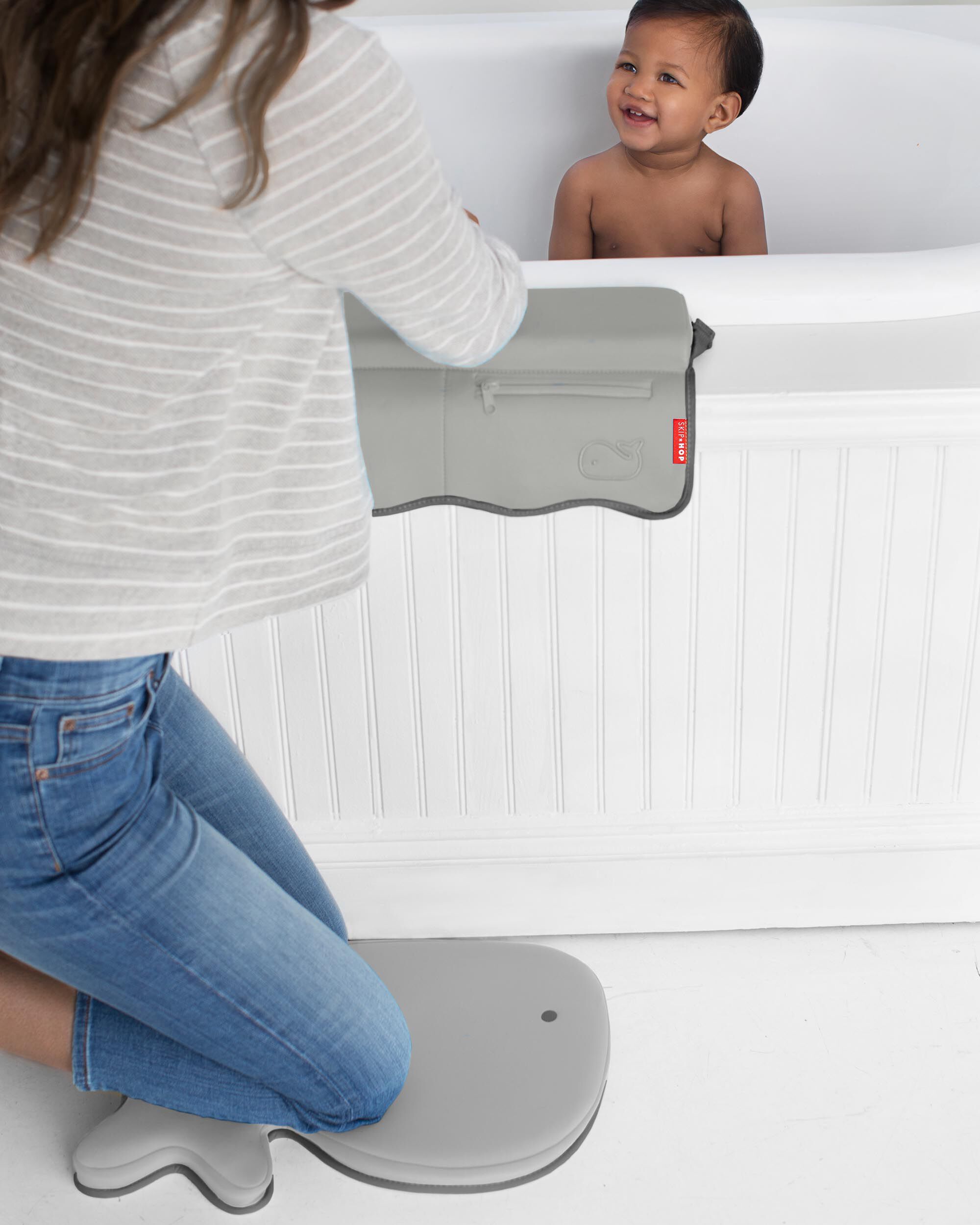 Moby Bathtub Elbow Rest Grey Skiphop Com Moby Bathtub Elbow Rest Grey
