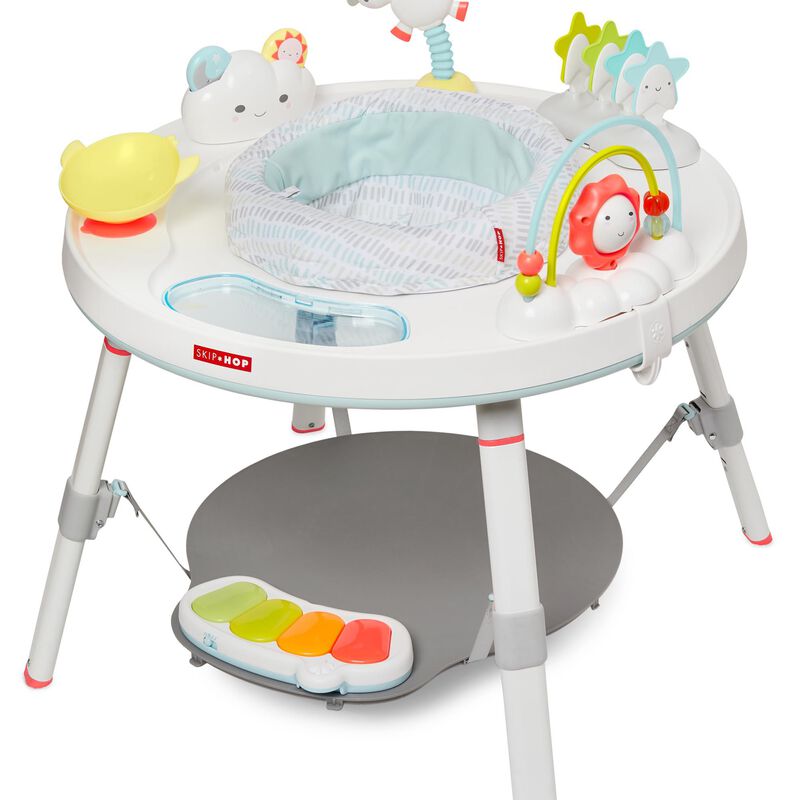 Multi Silver Lining Cloud Babys View 3-Stage Activity Center | skiphop.com