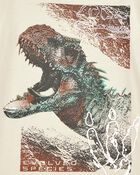 Kid Short-Sleeve Dinosaur Tee - Ivory, image 2 of 3 slides