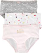 3-Pack Princess Print Cotton Underwear, image 1 of 2 slides