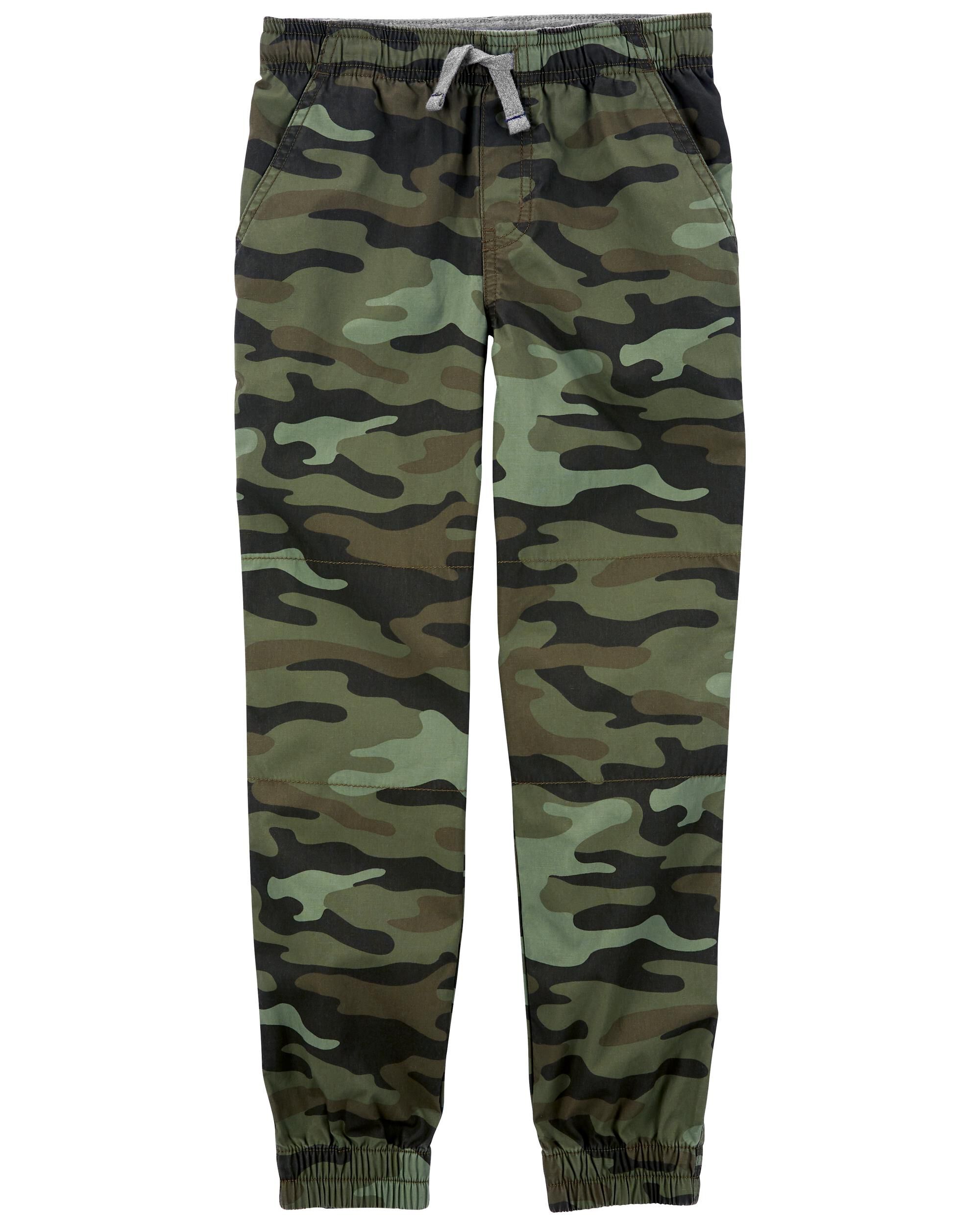 Camo outlet kids pants
