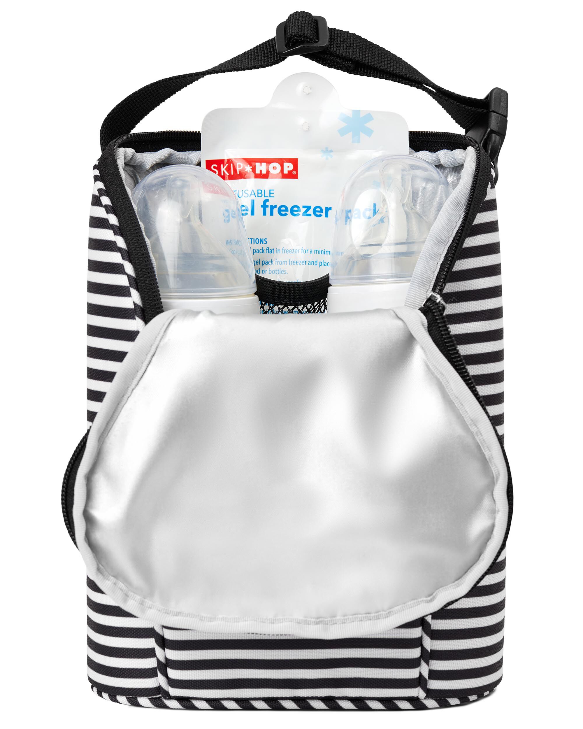 skip hop insulated breastmilk cooler and baby bottle bag