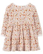 Baby Floral Thermal Dress, image 2 of 5 slides