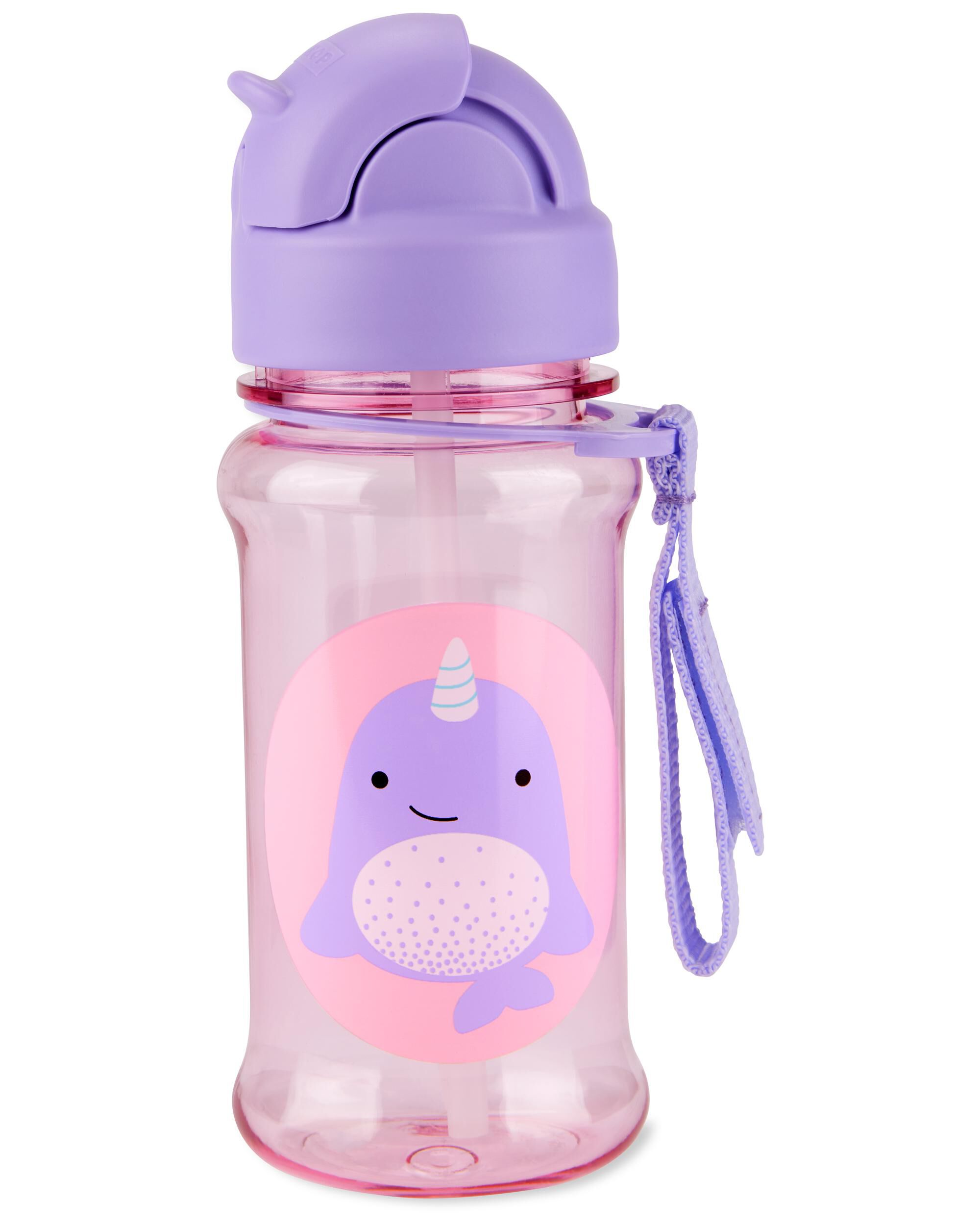 ZOO Straw Bottle With Tritan™ Renew - Narwhal, image 2 of 2 slides