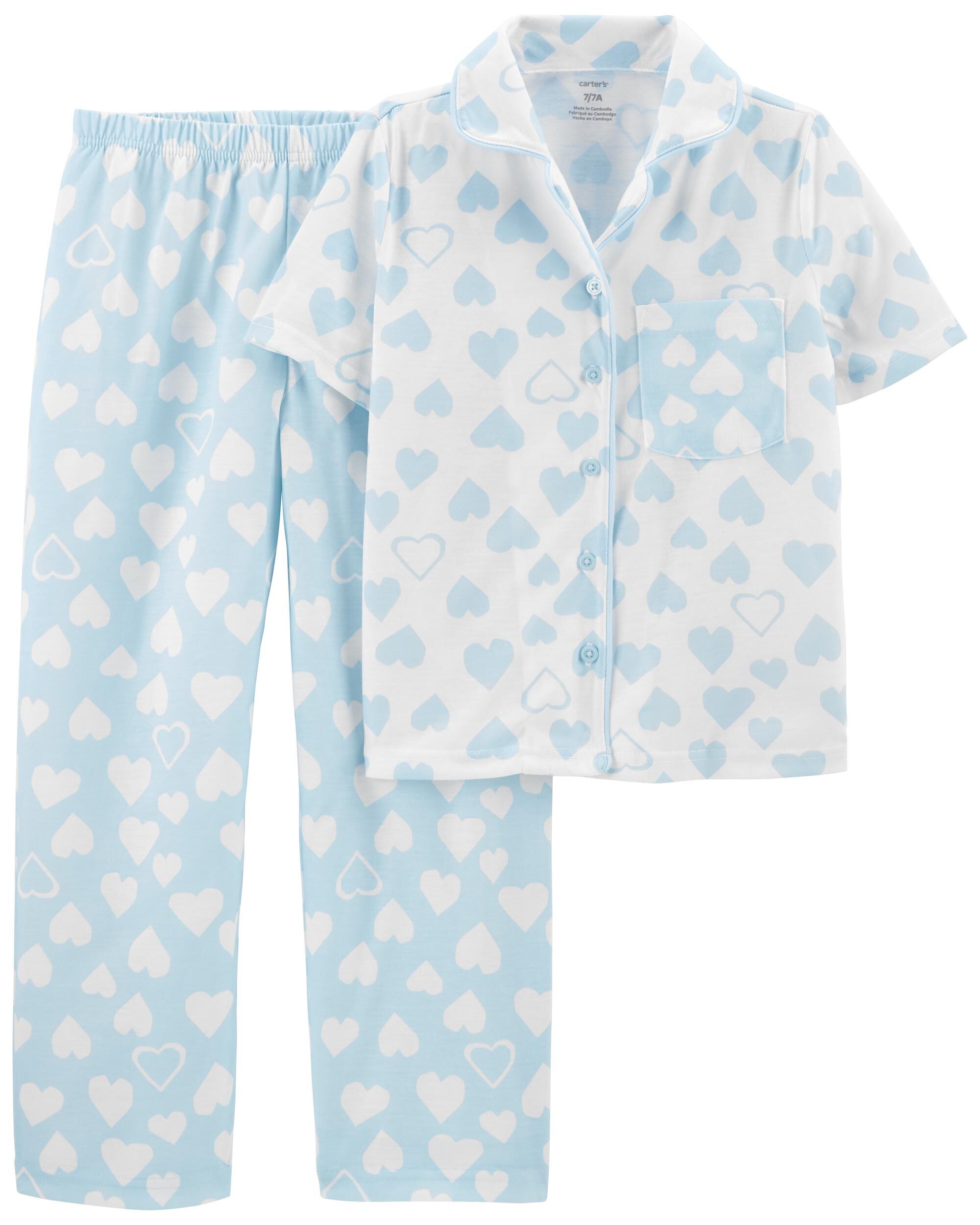 Carters discount heart pajamas