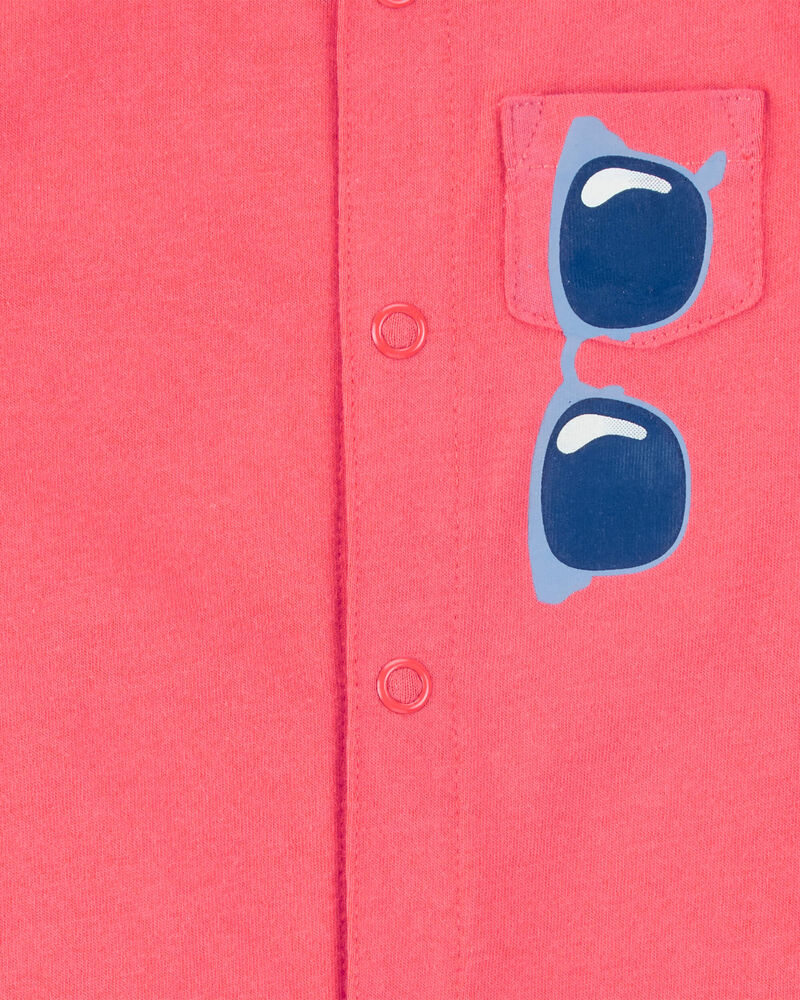 Baby Sunglasses Snap-Up Romper, image 2 of 3 slides