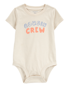 Baby Cousin Crew Short-Sleeve Bodysuit - Ivory, image 1 of 3 slides