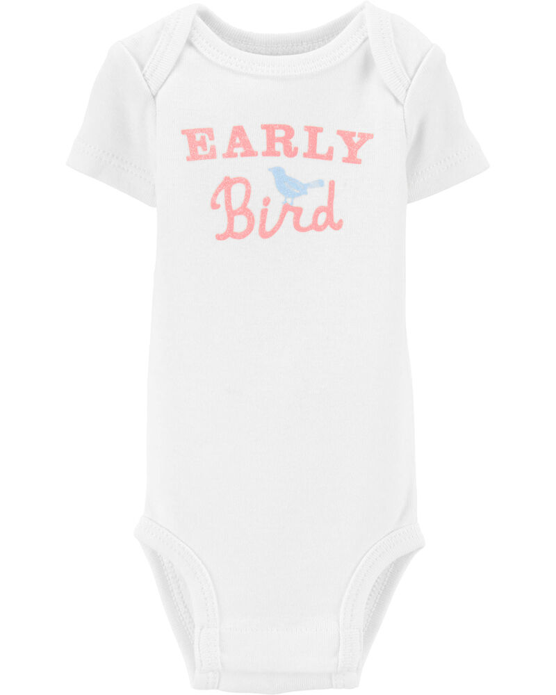 Baby Preemie Early Bird Bodysuit, image 1 of 3 slides
