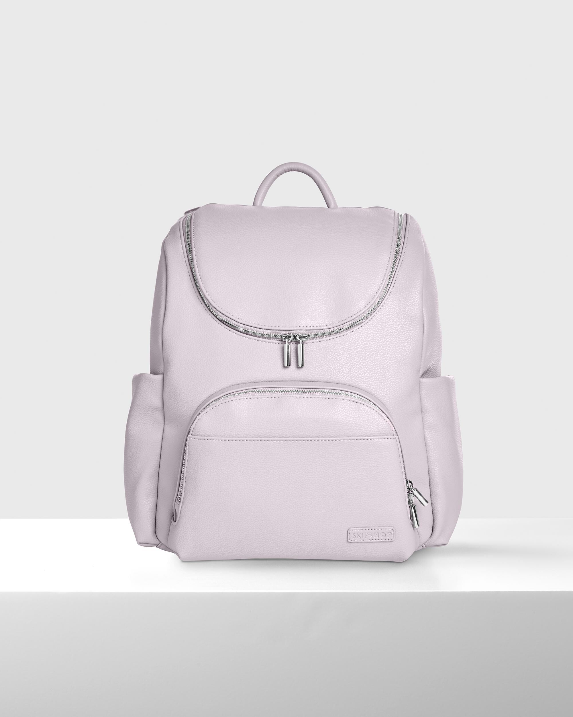 skip hop diaper bag leather