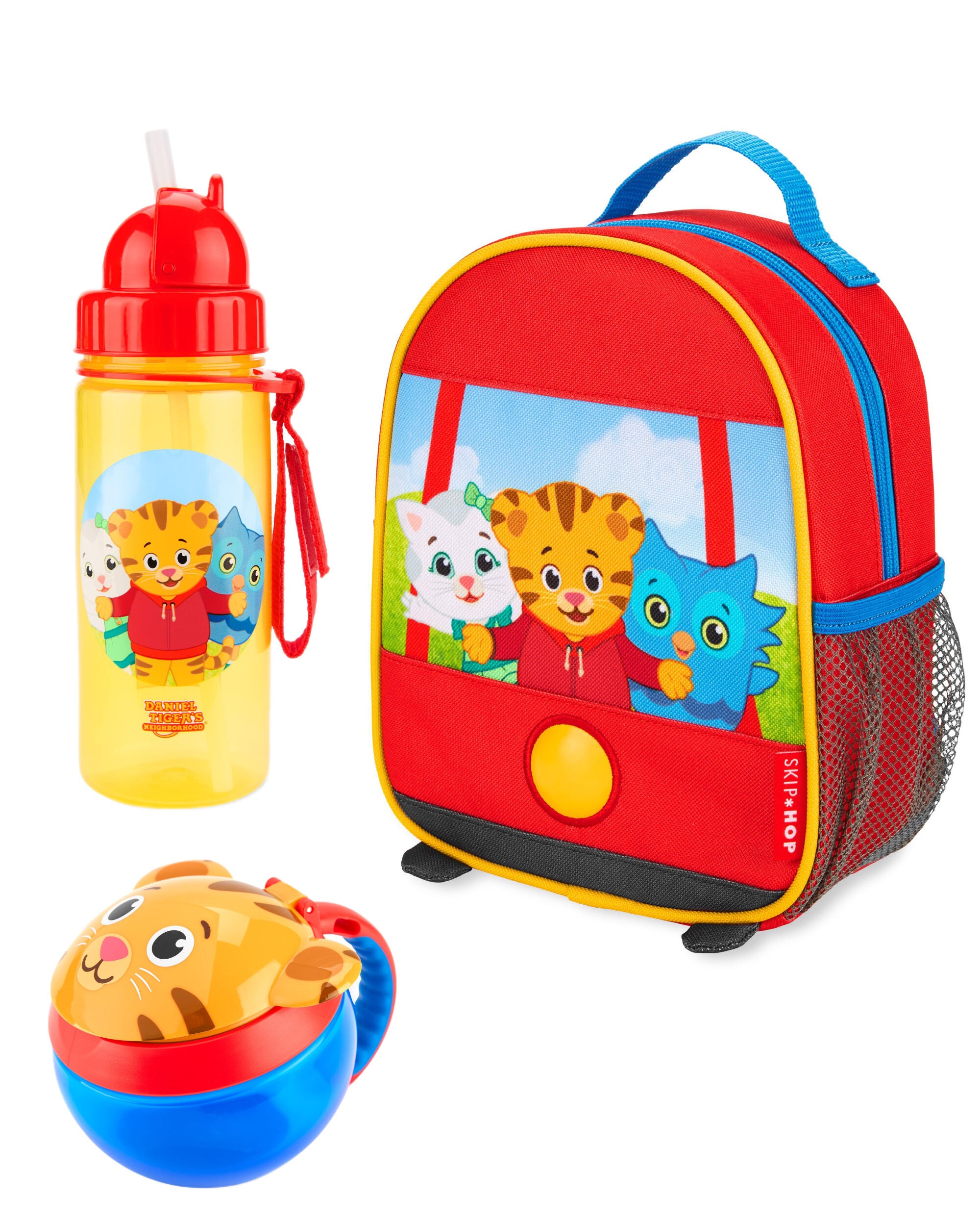 Daniel Tiger Daniel Tiger Mini Backpack Straw Bottle Snack Cup Set skiphop