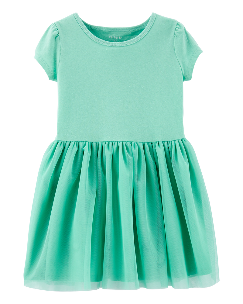 Toddler Tutu Jersey Dress, image 1 of 4 slides