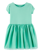 Toddler Tutu Jersey Dress, image 1 of 4 slides