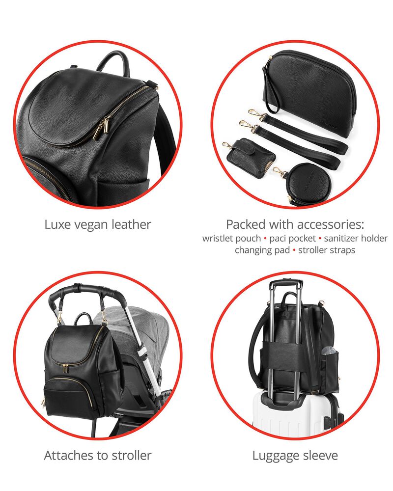 Evermore 6-in-1 Diaper Backpack Set, image 3 of 18 slides