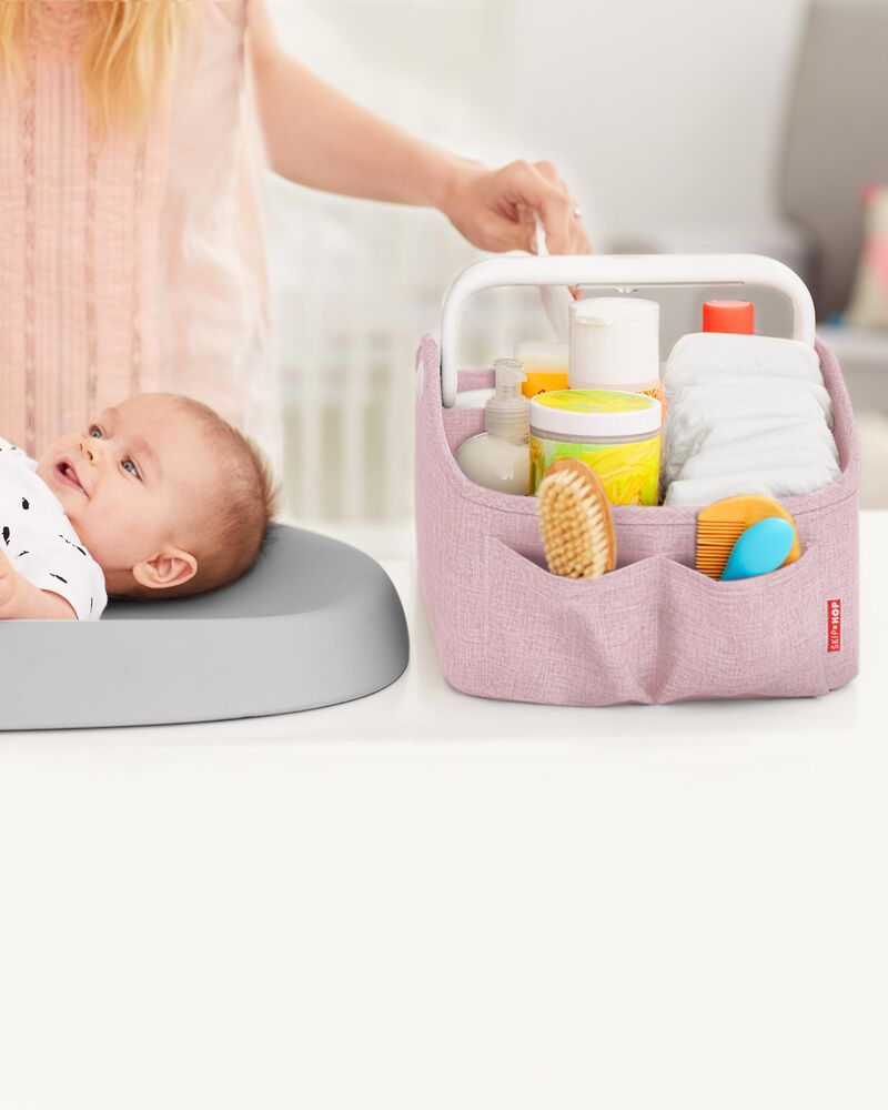 Nursery Style Light-Up Diaper Caddy, image 4 of 11 slides