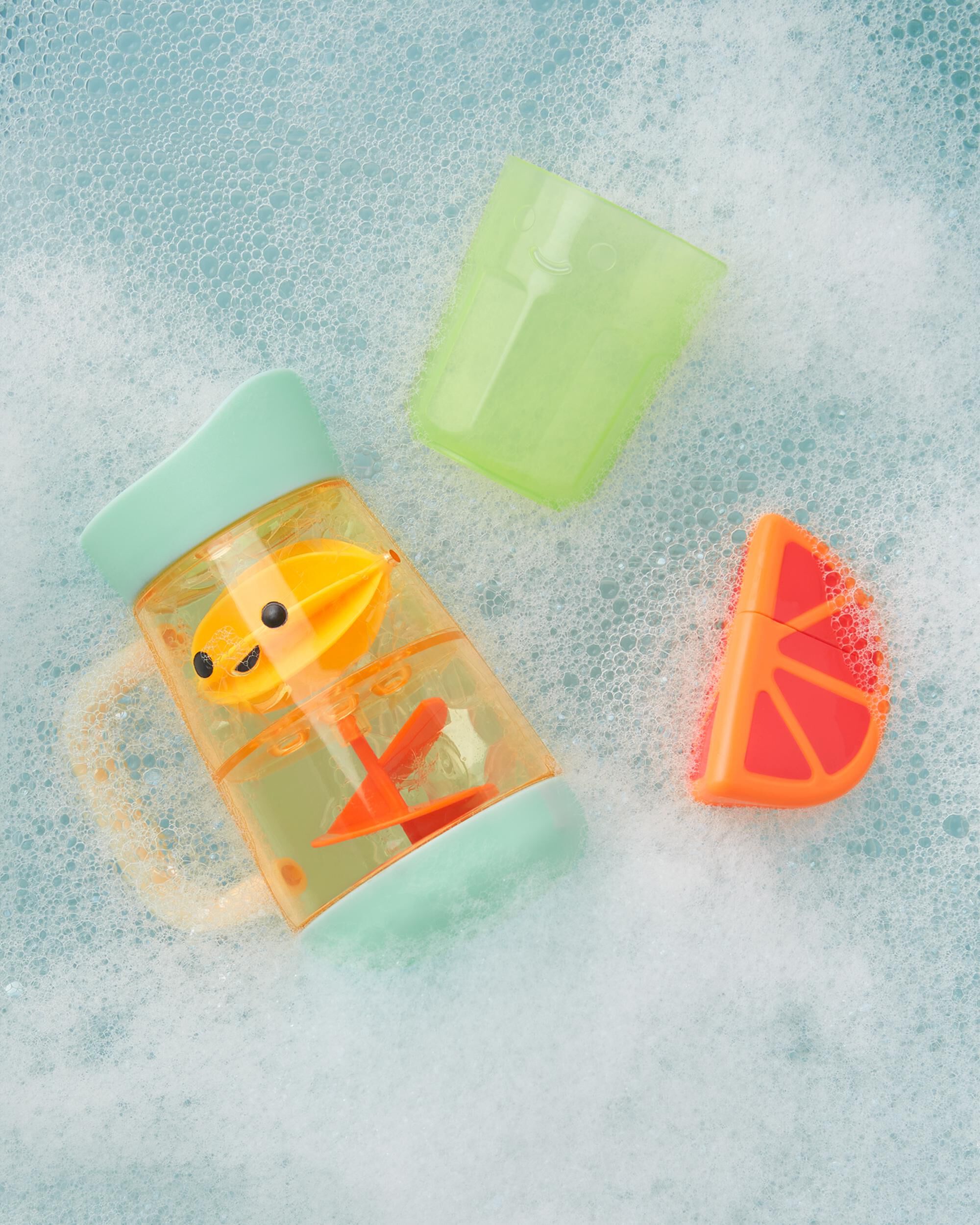 Tub-to-Table Café Swirl & Splash Lemonade Bath Toy Set, image 6 of 6 slides