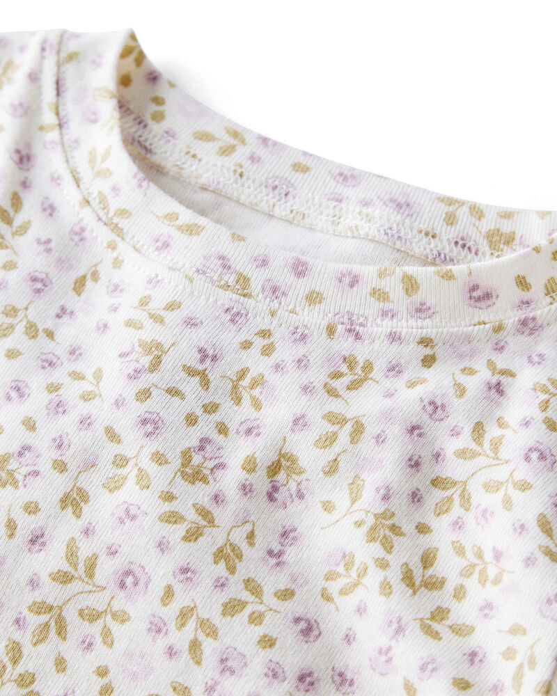 Toddler Organic Cotton  Pajamas in Botanic Muse Print, image 2 of 5 slides