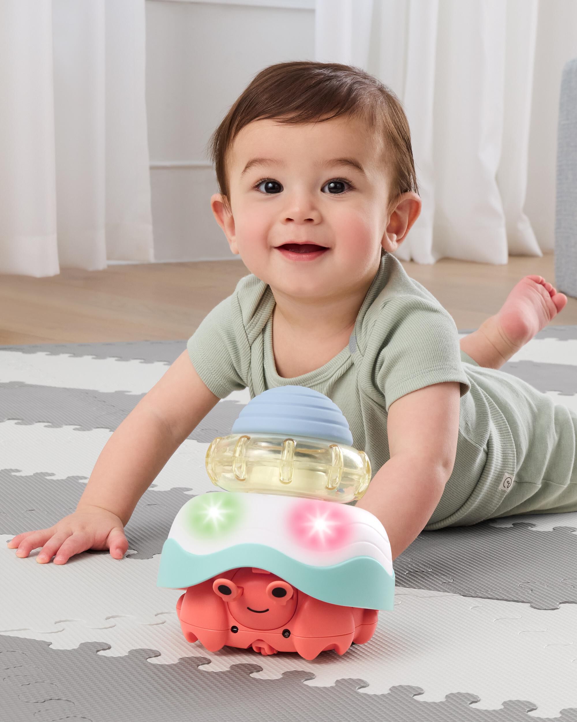 Baby Stack & Crawl 4-in-1 Crab Baby Crawl Toy
, image 6 of 7 slides