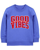 Baby Good Vibes Pullover Sweatshirt, image 1 of 3 slides