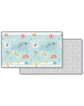 Doubleplay Reversible Playmat - Little Travelers, 
