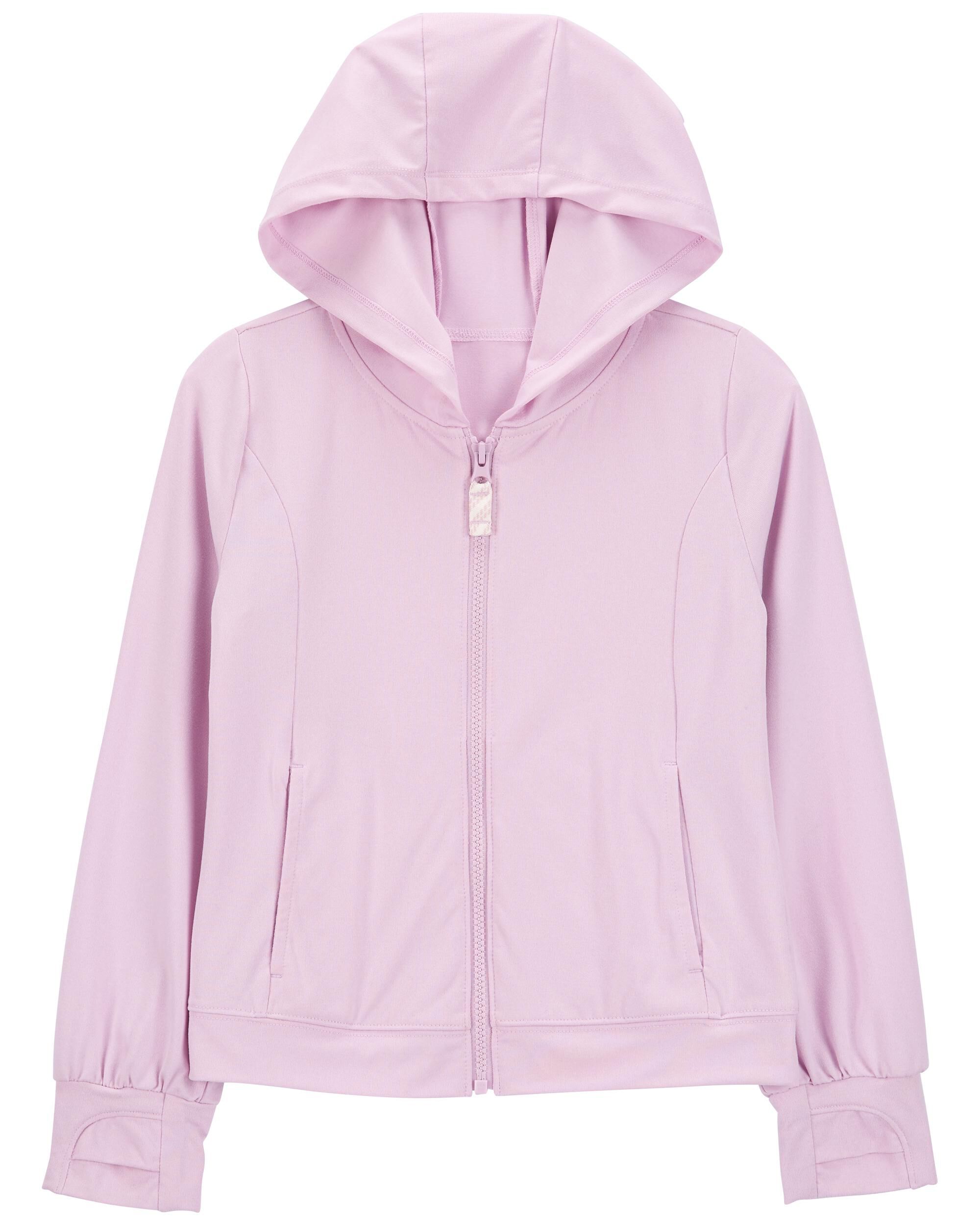 Pink active jacket top