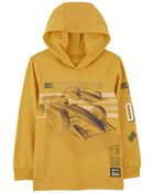Kid Race Car Hooded Graphic Tee, image 1 of 4 slides