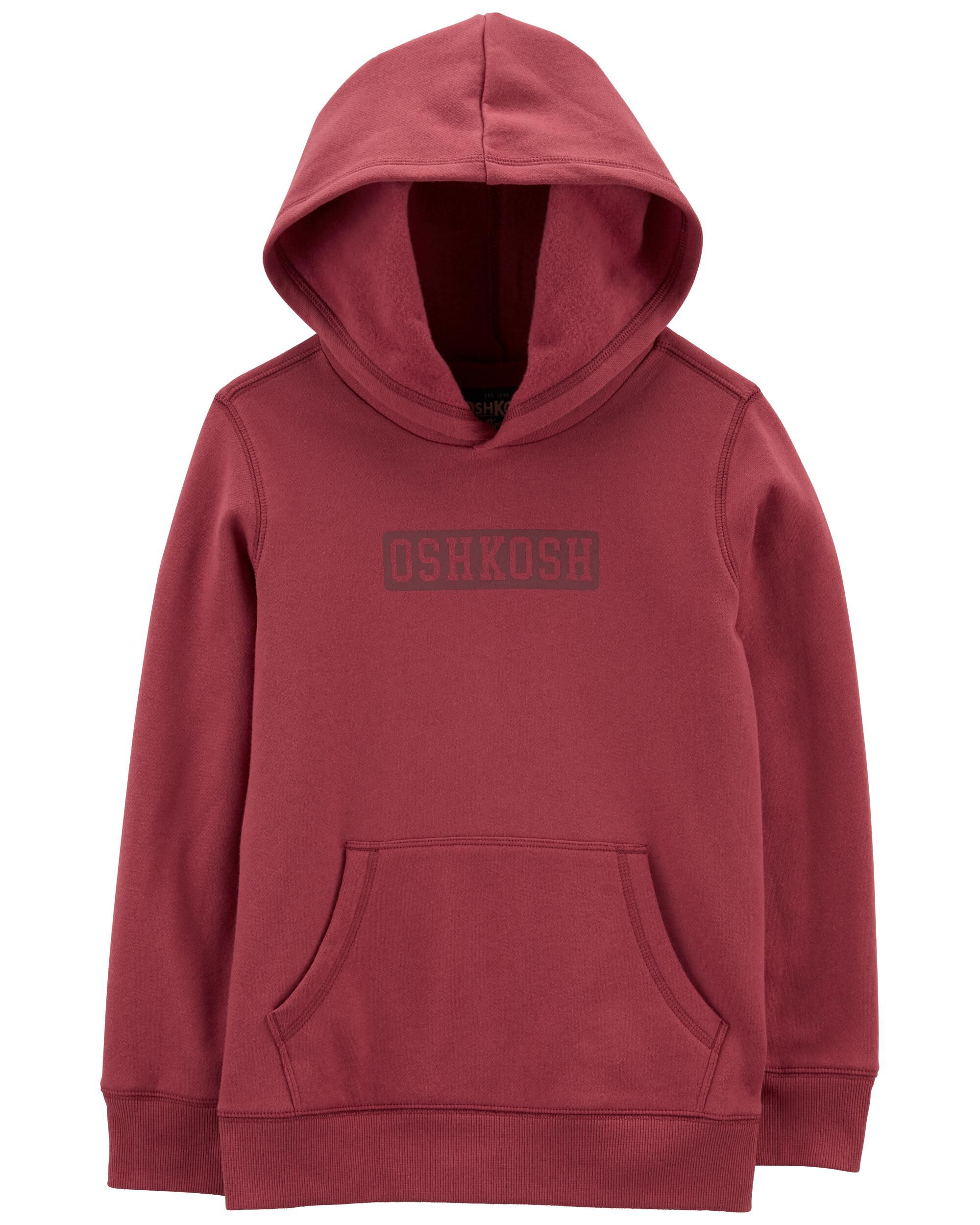 Macintosh Kid Fleece OshKosh Logo Pullover Hoodie skiphop