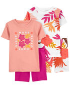 Toddler 2-Pack Floral Pajamas Set, image 1 of 3 slides