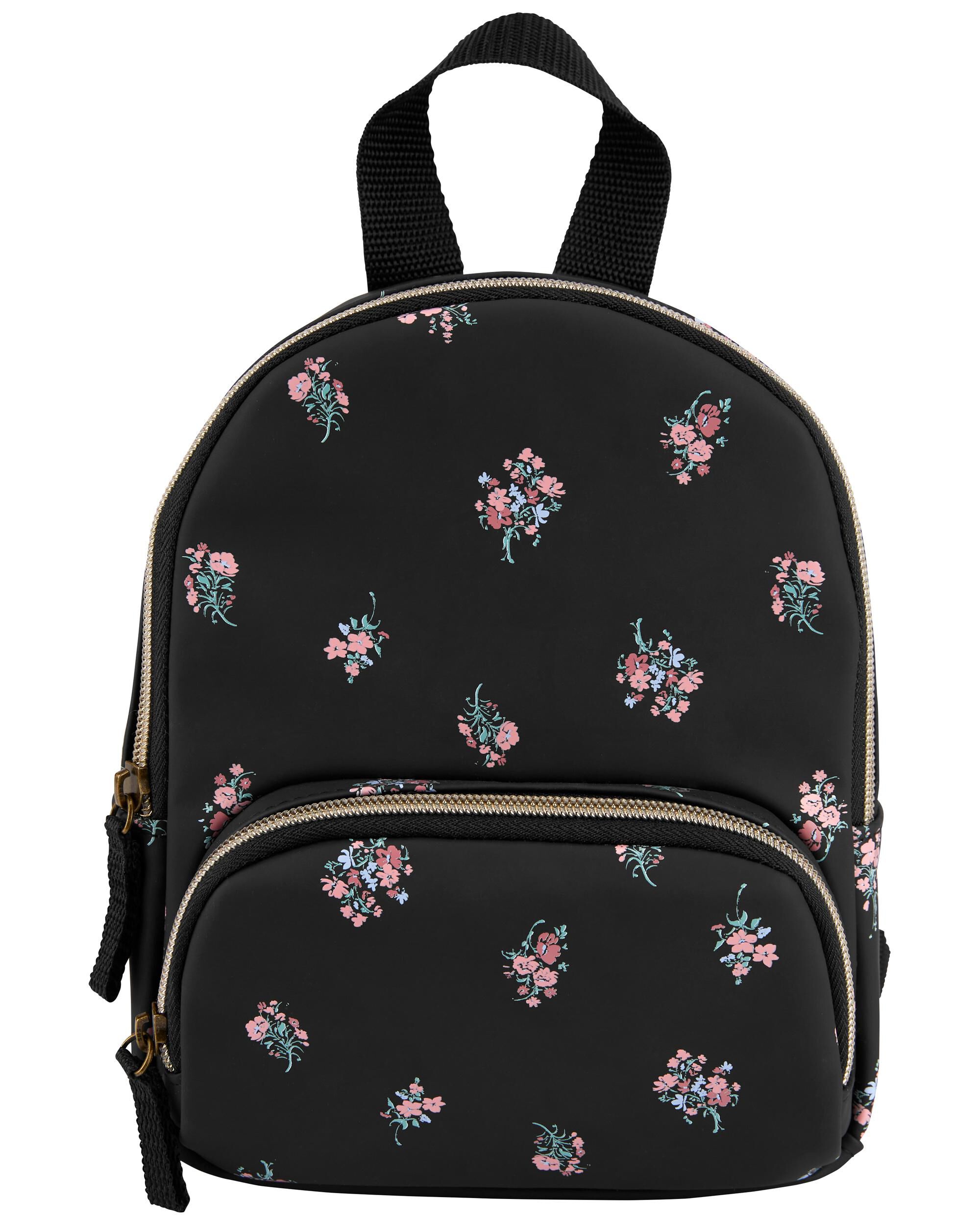 Floral mini backpack cheap