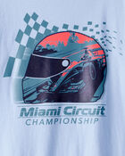 Boys Miami Circuit Short-Sleeve Graphic Tee - Blue, image 2 of 3 slides