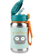 Spark Style Stainless Steel Straw Bottle - Robot, image 2 of 5 slides
