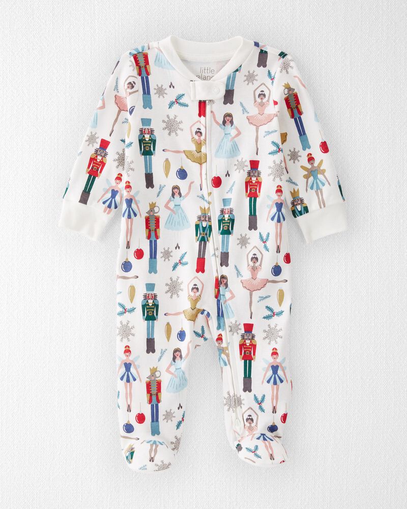 Baby Organic Cotton Sleep & Play Pajamas, image 1 of 4 slides